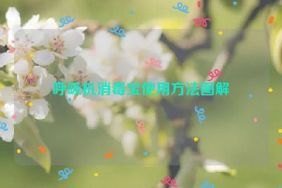 呼吸机消毒宝使用方法图解