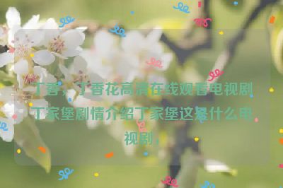 丁香，丁香花高清在线观看电视剧丁家堡剧情介绍丁家堡这是什么电视剧，